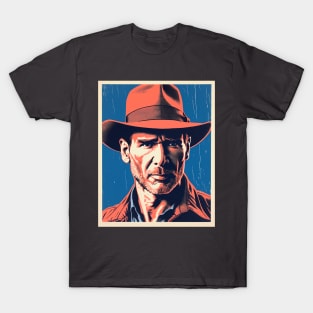 Mr. Indiana Jones - Linocut II T-Shirt